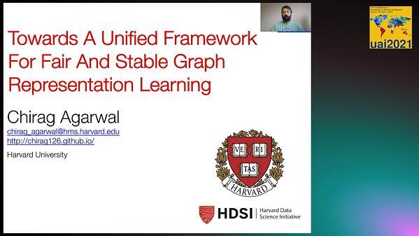 Towards a Unified Framework for Fair and Stable Graph Representation Learning