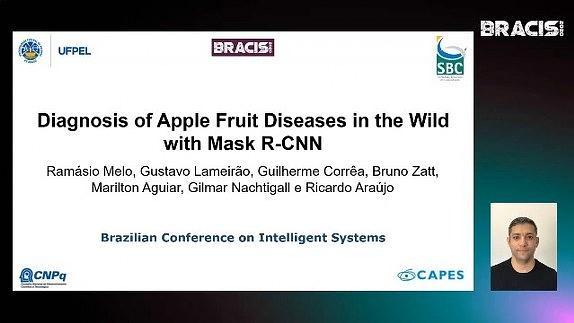 Diagnosis of Apple Fruit Diseases in the Wildwith Mask R-CNN