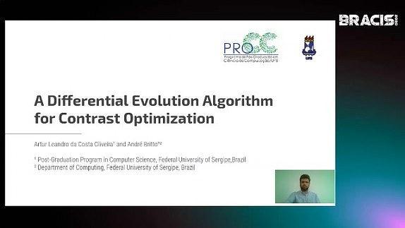A Differential Evolution Algorithm for Contrast Optimization
