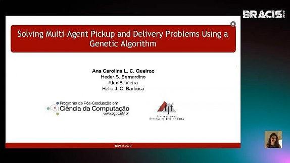 Solving Multi-Agent Pickup and Delivery Problems Using a Genetic Algorithm