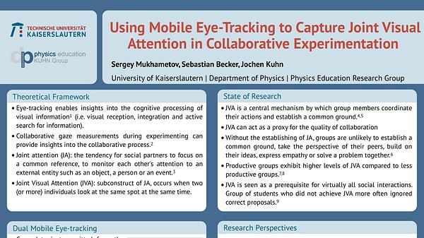 Using mobile eye tracking to capture joint visual attention in collaborative experimentation