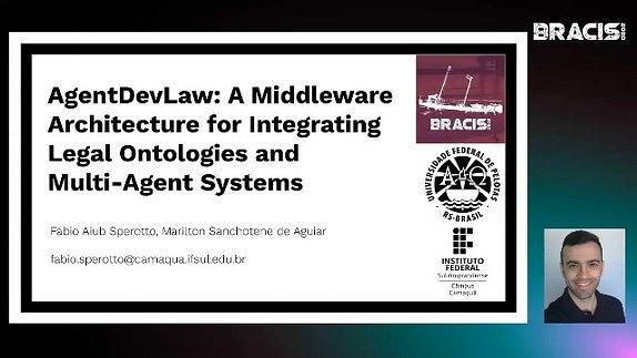 AgentDevLaw: A Middleware Architecture for Integrating Legal Ontologies and Multi-Agent Systems