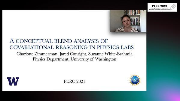 Emerging covariational reasoning student resources in physics lab courses