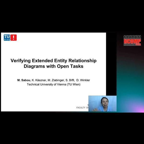 Verifying Extended Entity Relationship Diagrams with Open Tasks
