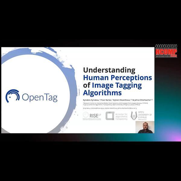 OpenTag: Understanding Human Perceptions of Image Tagging Algorithms