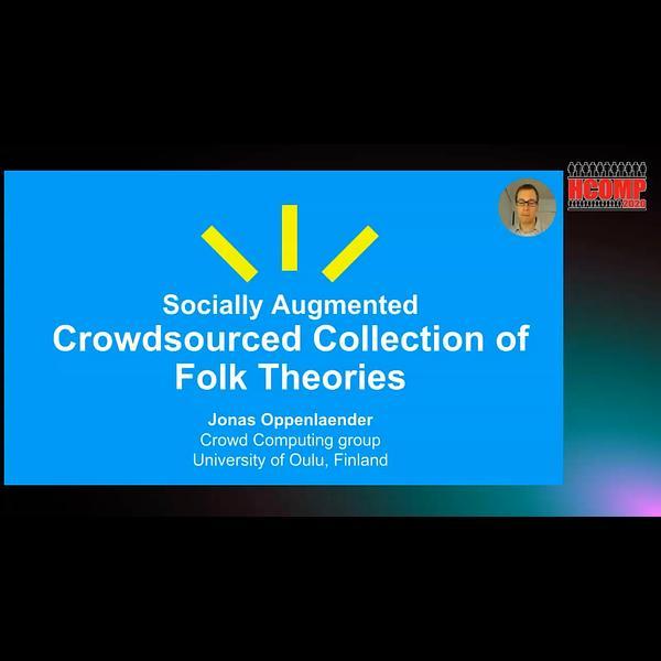 Socially Augmented Crowdsourced Collection of Folk Theories