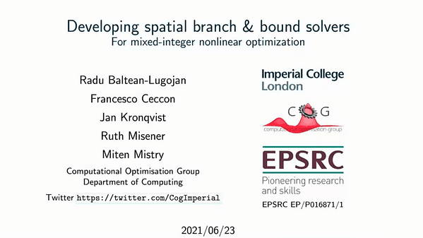 Numerical approaches to mixed-integer nonlinear optimization