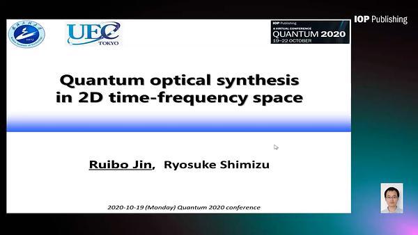 Quantum optical synthesis in 2D time-frequency space 
