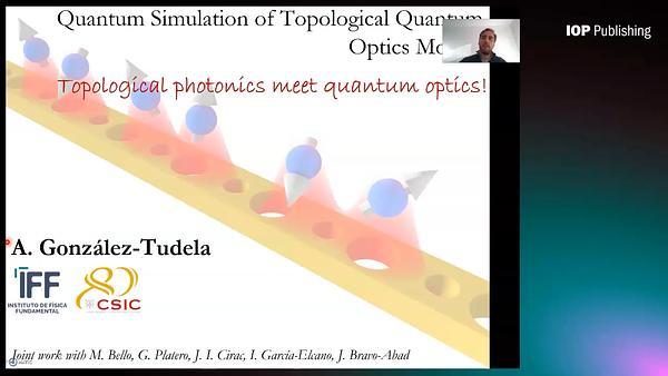 Quantum simulation of topological optics models