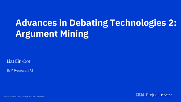 Argument Mining 2