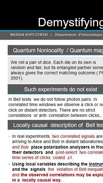 Demystifying quantum nonlocality