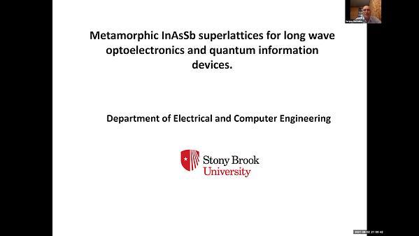 Narrow Bandgap Semiconductors and Devices