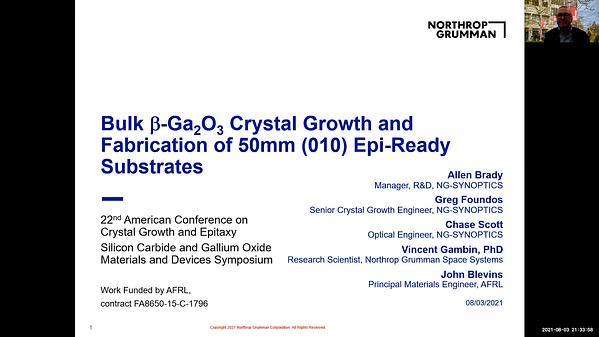 Silicon Carbide and Gallium Oxide Materials and Devices III : Gallium Oxide 2