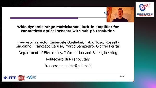 Wide Dynamic Range Multichannel Lock-in Amplifier for Contactless Optical Sensors with Sub-Ps Resolution