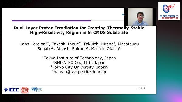 Dual-Layer Proton Irradiation for Creating Thermally-Stable High-Resistivity Region in Si CMOS Substrate