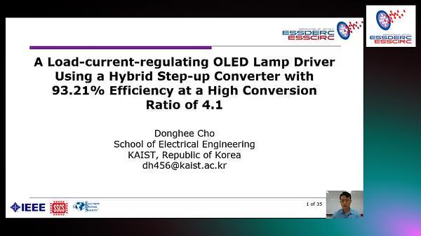 A Load-Current-Regulating OLED Lamp Driver Using a Hybrid Step-Up Converter with 93.21% Efficiency at a High Conversion Ratio of 4.1