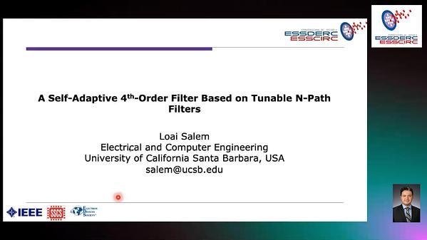 A Self-Adaptive 4th-Order Filter Based on Tunable N-Path Filters