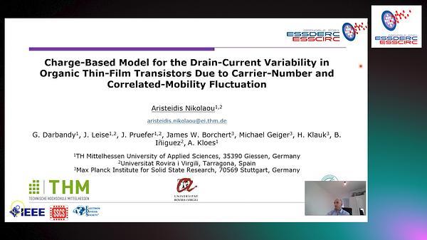 Charge-Based Model for the Drain-Current Variability in Organic Thin-Film Transistors Due to Carrier-Number and Correlated-Mobility Fluctuation