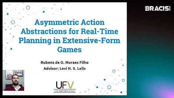 Asymmetric Action Abstractions for Real-Time Planning in Extensive-Form Games