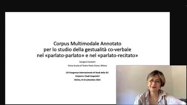 Corpus Multimodale Annotato per lo studio della gestualità co-verbale nel parlato parlato e nel parlato recitato