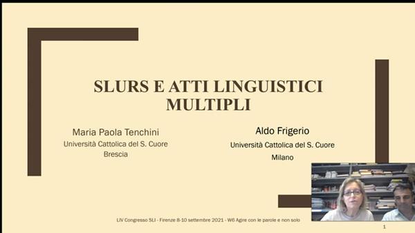 Slur e atti linguistici multipli