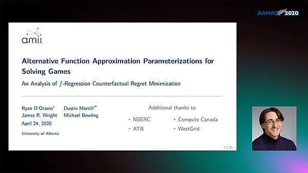 Alternative Function Approximation Parameterizations for Solving Games: An Analysis of f-Regression Counterfactual Regret Minimization