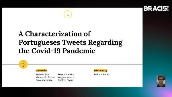 A Characterization of Portugueses Tweets Regarding the Covid-19 Pandemic