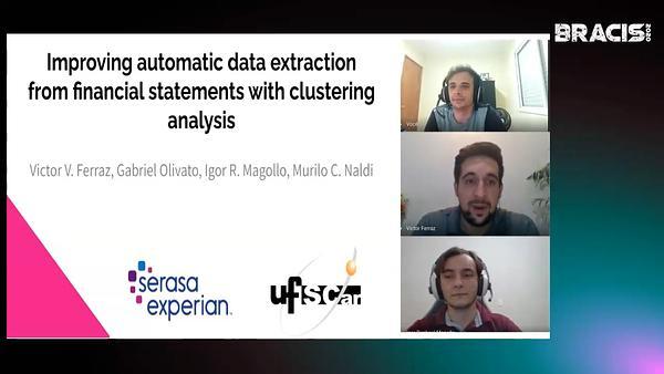 Improving automatic data extraction from financial statements with clustering analysis