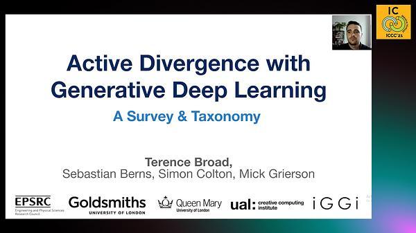 Active Divergence with Generative Deep Learning - A Survey and Taxonomy