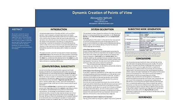 Dynamic Creation of Points of View