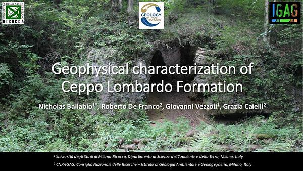 Geophysical characterization of Ceppo Lombardo Formation (Po Plain NE of Milan, Italy): new data from passive seismic surveys