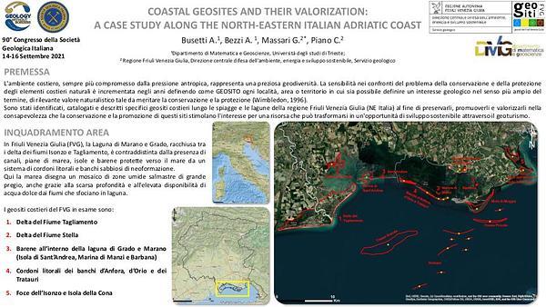 Coastal geosites and their valorization: a case study along the North-Eastern Italian Adriatic coast