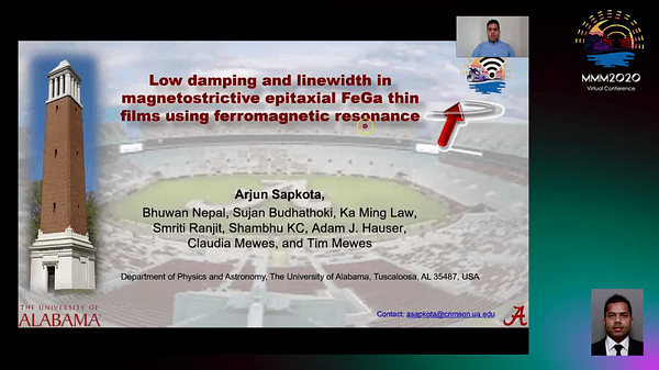 Low damping and linewidth in magnetostrictive epitaxial FeGa thin films using ferromagnetic resonance