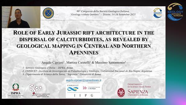 Role of Early Jurassic rift architecture in the dispersal of calciturbidites, as revealed by geological mapping in Central and Northern Apennines