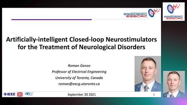 Artificially-intelligent Closed-loop Neurostimulators for the Treatment of Neurological Disorders