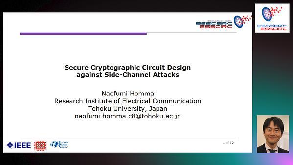 Secure Cryptographic Circuit Design against Side-Channel Attacks