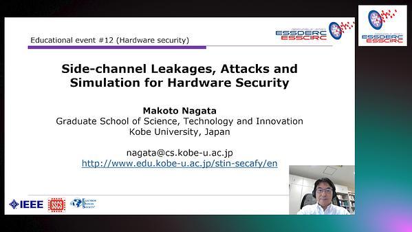 Side-channel Leakages, Attacks and Simulation for Hardware Security