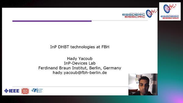 InP DHBT technologies at FBH
