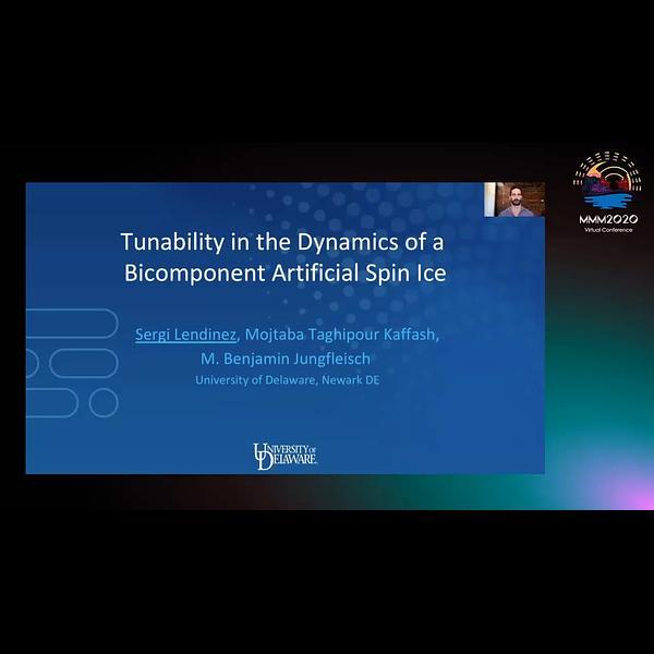 Tunability in the Dynamics of a Bicomponent Artificial Spin Ice