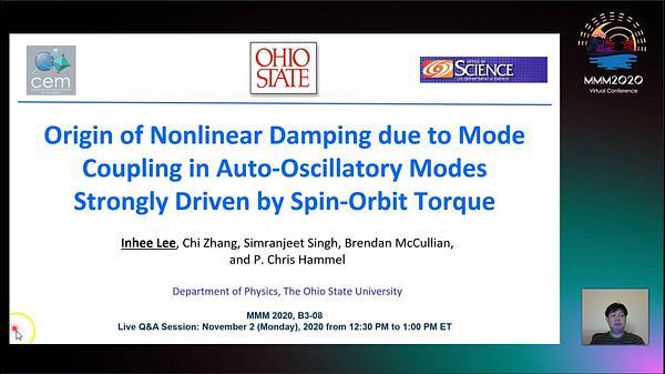 Origin of Nonlinear Damping due to Mode Coupling in Auto-Oscillatory Modes Strongly Driven by Spin-Orbit Torque