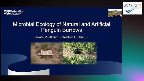 Microbial ecology of natural and artificial penguin burrows: implications for reproductive success, penguin health and conservation management