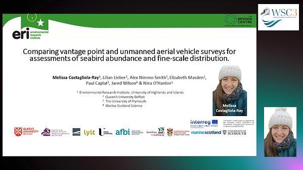 Comparing vantage point and unmanned aerial vehicle surveys for assessments of seabird abundance and fine-scale distribution.