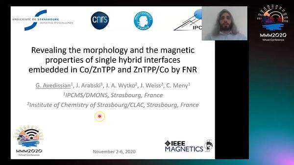 Revealing the Morphology and Magnetic Properties of Single Hybrid Interfaces Embedded in Co/ZnTPP and ZnTPP/Co by FNR