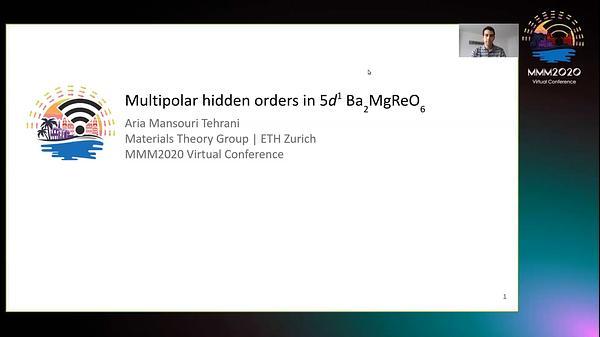 Hidden Multipolar Orders in 5d1 Ba2MgReO6