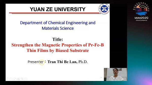 Strengthen the Magnetic Properties of Pr-Fe-B Thin Films by Biased Substrate