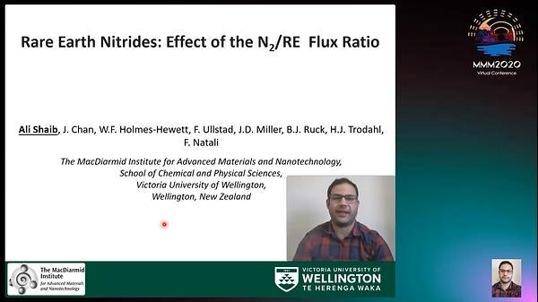 Effect of the N2/RE Ratio During Growth on the Properties of Rare Earth Nitrides