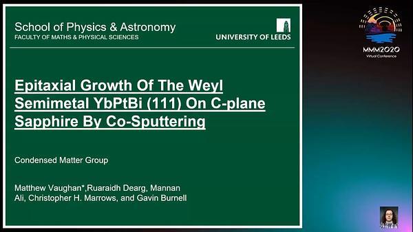 Epitaxial Growth Of The Weyl Semimetal YbPtBi (111) On C-plane Sapphire By Co-Sputtering