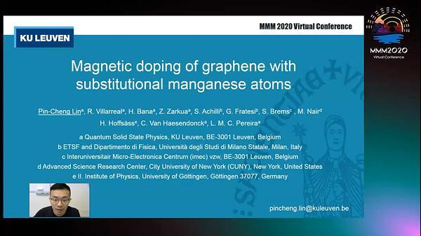Magnetic doping of graphene with substitutional manganese atoms