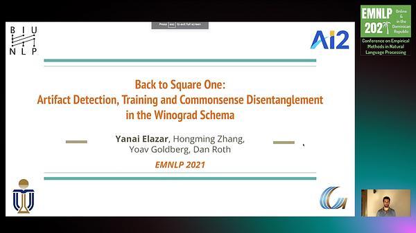 Back to Square One: Artifact Detection, Training and Commonsense Disentanglement in the Winograd Schema