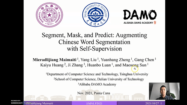 Segment, Mask, and Predict: Augmenting Chinese Word Segmentation with Self-Supervision